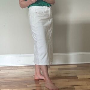 Michael Kors - White Denim Maxi Skirt
